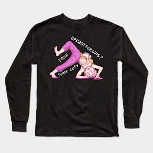 Breastfeeding yoga #3 Long Sleeve T-Shirt